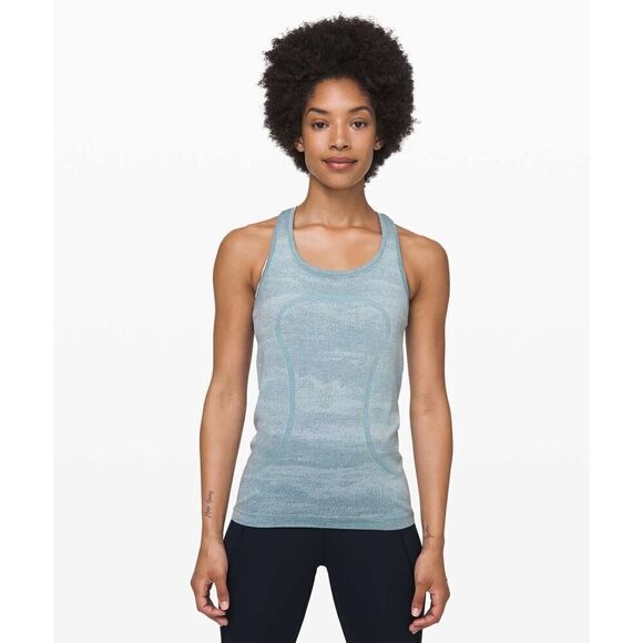 Lululemon Swiftly Speed Racerback tank blue size 4 - Picture 2 of 16